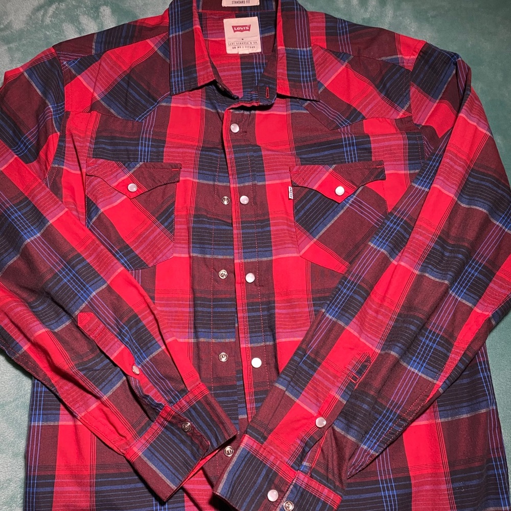 Men’s Levi’s Red Flannel Medium